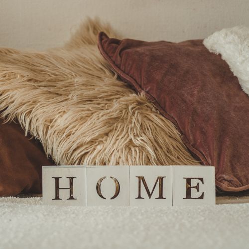 Home Sign decoration - stock